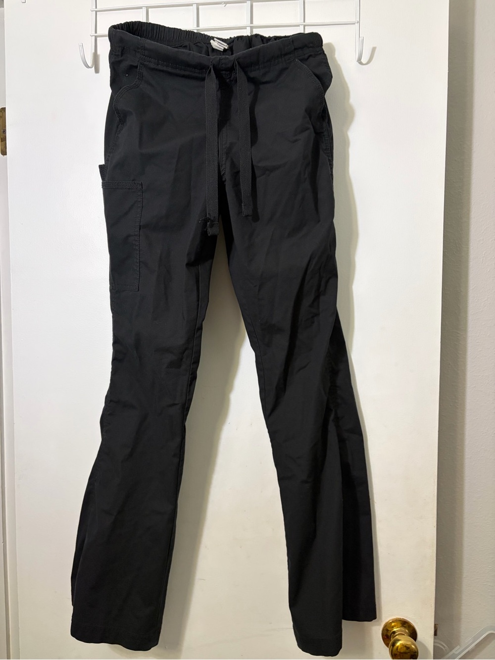 WonderWink Black V-Neck Scrub Top set small - Picture 7 of 9
